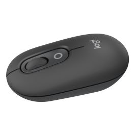 Logitech Ratón Inalámbrico Pop Mouse Grafito - Tecnología Bluetooth, Personalizable, Duración Batería 24 Meses