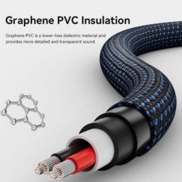 Vention BLBLI Cable Estéreo para Altavoz de Cobre OFC 12AWG con Conectores Banana de Tornillo Chapados en Oro 24K, 3m, Azul/Negro Vention BLBLI Cable Estéreo para Altavoz de Cobre OFC 12AWG con Conectores Banana de Tornillo Chapados en Oro 24K, 3m, Azul/Negro