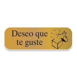 Etiquetas Regalo Adh. Holograficas Rollo 250 Uds. 45X15 Deseo Que Te Guste Oro Etiquetas Regalo Adh. Holograficas Rollo 250 Uds. 45X15 Deseo Que Te Guste Oro Precio: 9.89999978. SKU: B1F32EQTHN