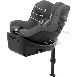 CYBEX CYB1701907889173 Silla de Coche Gr 0+/1 Sirona G i-Size Tela Plus Gris Lava