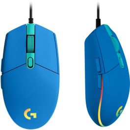 Logitech 910-005798 Ratón Gaming G203 LIGHTSYNC Inalámbrico USB Tipo A 8000 DPI 1 ms Azul