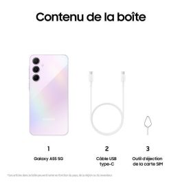Samsung SAM8806095467252 Smartphone Galaxy A55 5G 128GB Lila Samsung SAM8806095467252 Smartphone Galaxy A55 5G 128GB Lila