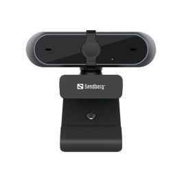 Sandberg USB Webcam Pro Webcam Full HD 1080P con Enfoque Automático y Micrófono Estéreo