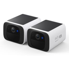 Eufy SoloCam S220 Cámara de Seguridad IP Interior/Exterior Inalámbrica con Visión Nocturna y Detección de Personas (2-pack)