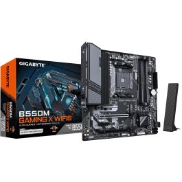 Gigabyte B550M GAMING X WIFI6 Placa Base Micro ATX AMD Ryzen 5000 Wi-Fi 6 DDR4 M.2 Precio: 115.49999945. SKU: B164RXWQJM