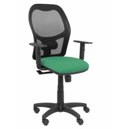 Silla Piqueras Y Crespo Alocen Brazos Regulables Mecanismo Sincro Refuerzo Lumbar Ruedas Nylon Respaldo Malla Negra Transpirable Y Asiento Tapizado Bali Verde Esmeralda Precio: 229.79000011. SKU: S5703823