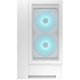 COUGAR OmnyX Midi Tower PC ATX ARGB Blanco - Caja de ordenador con ventana lateral para gaming y gestión de cables