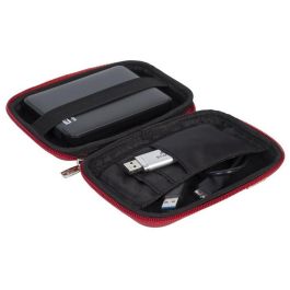 RIVACASE 9101 Funda Rígida para Disco Duro 2.5" HDD Davos Roja