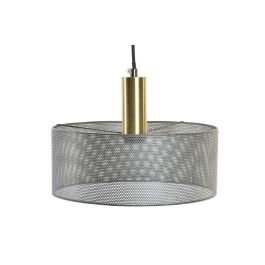 DKD Home Decor Lámpara de Techo Estilo Loft Gris y Dorado Metal 30 x 115 x 30 cm (2 Unidades) Bombilla E27 Precio: 36.49999969. SKU: B1AJNDXTTQ