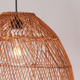 Lámpara Colgante Ratán Avondale SKD-P80043 Estilo Natural Boho Chic con Casquillo E27 - Iluminación Decorativa