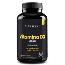 ZENEMENT Vitamina D3 con Aceite de Oliva 365 Perlas 4000 UI Contribuye al Sistema Inmune y Huesos Precio: 18.5000002. SKU: B177XVVTQ7