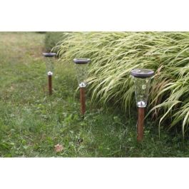 Canopo AUC3760194393858 Set de 3 Balizas solares, 20 Lúmenes, Beige