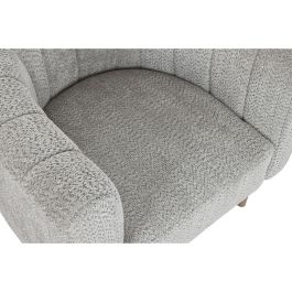 DKD Home Decor Sillón Urban de Madera y Poliéster en Gris, 79x72x67 cm DKD Home Decor Sillón Urban de Madera y Poliéster en Gris, 79x72x67 cm