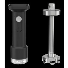 Kitchenaid 5KHBRV05BM Batidora de Mano Inalámbrica GO, Negra Mate con Accesorios (Sin Batería)