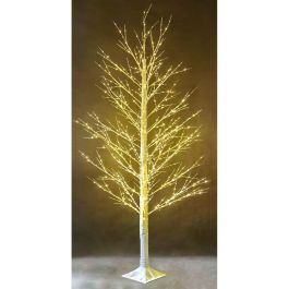 DKD Home Decor Árbol de Navidad Alpina LED Blanco 180 cm con Luz Cálida | Colección White Forest | Cable 5m IP44 Precio: 103.99000029. SKU: B15GVBYTEZ