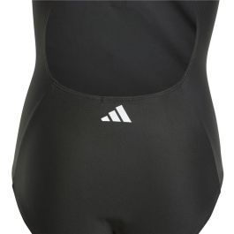 Bañador Niña Adidas 3 Bandas Mid Suit Gy Negro