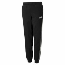Pantalón de Chándal para Niños Puma Essentials+ Colorblock Negro Niños Precio: 35.69000028. SKU: S6469509