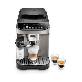 DeLonghi Magnifica Evo ECAM 290.81.TB Máquina Espresso Automática con Molinillo Integrado, 1.8L, Negro/Titanio, Plateado