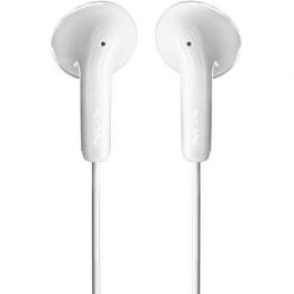 NGS Auriculares Cross Flip White con Micrófono Jack 3.5mm Blancos