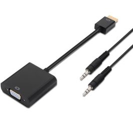 AISENS - CONVERSOR HDMI A SVGA+AUDIO, HDMI A/M-SVGA/H+JACK 3.5/H, NEGRO, 10CM+1.0M Precio: 4.79000038. SKU: S8400125