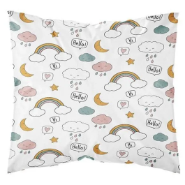 Today First 1.15 Juego de cama infantil para 1 persona, funda nórdica 140 x 200 cm y funda de almohada 63 x 63 cm, estampado blanco