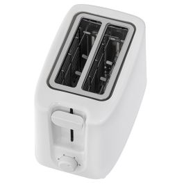 Adler ad 3223 Tostadora 2 ranuras, 900W, Blanca, 6 niveles de potencia, incluye rejilla y bandeja recogemigas, apagado automático