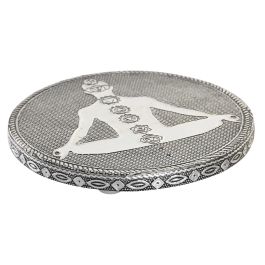 DKD Home Decor Soporte Incienso Árabe Plateado de Madera y Aluminio Colección Chakras 10 x 1 x 10 cm Precio: 3.50000002. SKU: S3039750
