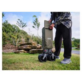 Coleman Ultimate Terrain Bollerwagen 2226531 - Carro de Transporte Plegable, Verde, 180 kg de Carga, 132 L