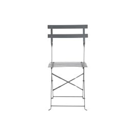 Conjunto de Mesa con 2 Sillas Home ESPRIT Gris 60 x 60 x 71 cm