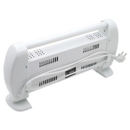 Thulos Estufa de Cuarzo ET-QH14 Radiador Calefactor Portátil 3 Ajustes de Calor 400W/800W/1200W con Seguridad antivuelco