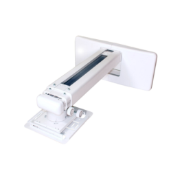 Optoma OWM3001ST Montaje para Proyector en Pared Blanco, Ajuste de Profundidad 595-1350 mm