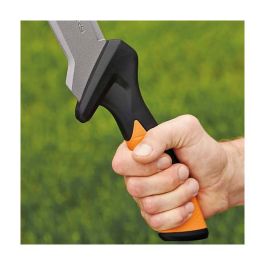 Fiskars Machete Solid Acero Inoxidable Longitud Hoja 38 cm 700 mm Peso 990 g Mango Ergonómico Naranja para Jardinería y Aventura