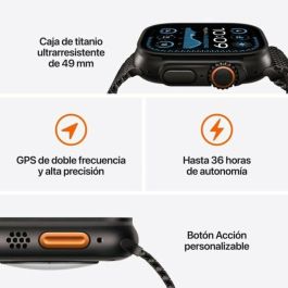 Apple Watch Ultra 2/ GPS/ Cellular/ 49mm/ Caja de Titanio/ Correa Loop Alpine Canela Pequeña