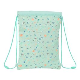 Bolsa Mochila con Cuerdas Safta Fiesta Verde 26 x 34 x 1 cm