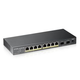 ZYXEL GS1100-10HP v2 Switch No administrado Gigabit Ethernet (10/100/1000) 8 Puertos PoE Negro