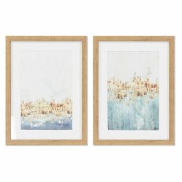 Cuadro Glam DKD Home Decor Azul Marron 2.5 x 40 x 30 cm (2 Unidades) Precio: 14.69000016. SKU: B18HQ7A6NB