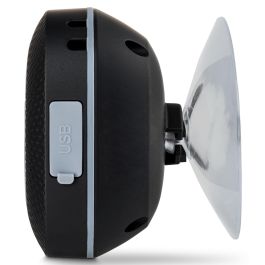 Medion MED4061275227628 Radio de Ducha FM Bluetooth IPX6 con Soporte de Ventosa, Color Negro