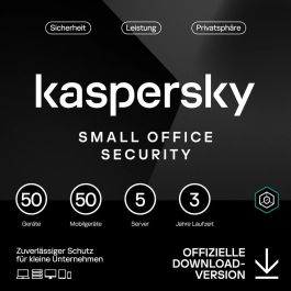 Kaspersky Small Office Security - 50 Usuarios, 3 Años - Licencia Base ESD Precio: 3296.58999945. SKU: B17YB7EBXK