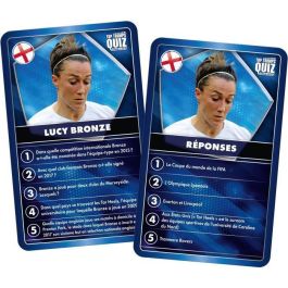 Winning Moves Cuestionario Estrellas de Fútbol: Juego de Preguntas 500 Temas Ilustrados, Compacto, Portátil, para 2+ Jugadores, +10 Años