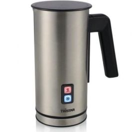 Tristar MK-2277 Espumador de Leche 550W, Función Frío/Calor, Acero Inoxidable, Capacidad 150ml Espuma / 300ml Leche Caliente
