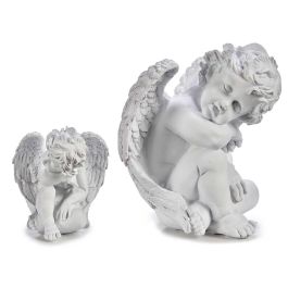 Figura de Ángel Durmiendo en Poliresina Krist+ 24x27x28 cm Blanco (4 Unidades) Precio: 130.68999944. SKU: B1H8LPA7VA