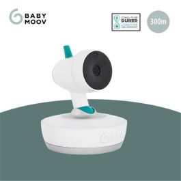 Babymoov Yoo Moov Cámara adicional vigilabebés con vídeo motorizada 360°, visión nocturna HD, luz multicolor y sensor temperatura