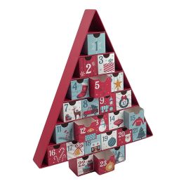 Funny Xmas Calendario de Adviento de Cartón Árbol de Navidad Rojo con Motivos Navideños 32,5 x 5 x 39 cm Precio: 14.49999991. SKU: B1CCGSC878