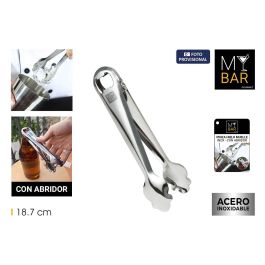 My Bar Pinza de Hielo con Muelle y Abridor de Acero Inoxidable - 18.7 x 3.5 x 2 cm (24 Unidades) My Bar Pinza de Hielo con Muelle y Abridor de Acero Inoxidable - 18.7 x 3.5 x 2 cm (24 Unidades) Precio: 43.43999946. SKU: B14XMHE5G2