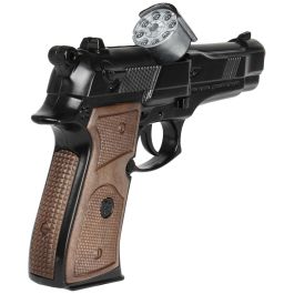 Gonher Pistola Policía 8 Tiros Negra 39/6