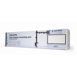 Gembird MA-D1-01 soporte para monitor 81,3 cm (32") Escritorio Negro Precio: 17.78999959. SKU: B1K7GL6GLX