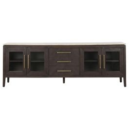 Aparador Home ESPRIT Mármol Madera de mango 200 x 40 x 70 cm Aparador Home ESPRIT Mármol Madera de mango 200 x 40 x 70 cm