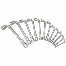 Ks Tools 517.0442 Llaves de tubo métricas de 6 caras - Juego de 12 piezas de 7 a 24 mm