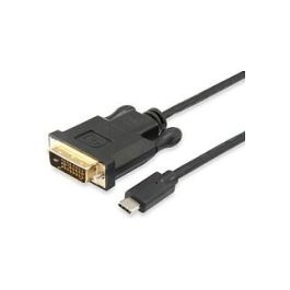 EQUIP Adaptador USB-C a DVI-D (24+1) 1.80m, Negro, Resolución 1920x1200/60Hz Precio: 36.68999994. SKU: B18Q7JL9X5