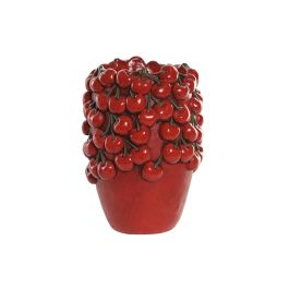 DKD Home Decor Jarrón Tropical Rojo de Cemento con Cerezas 18x18x25 cm - Set de 4 Unidades Precio: 54.49999962. SKU: B1JSYMVHH4